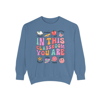 Positive Affirmations Teacher Sweatshirt