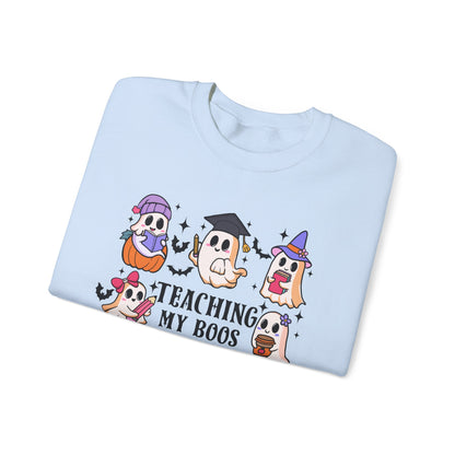 Teaching My Boos Halloween Unisex Heavy Blend™ Crewneck Sweatshirt