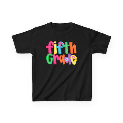 Back to School Fifth Grade Kids Tee