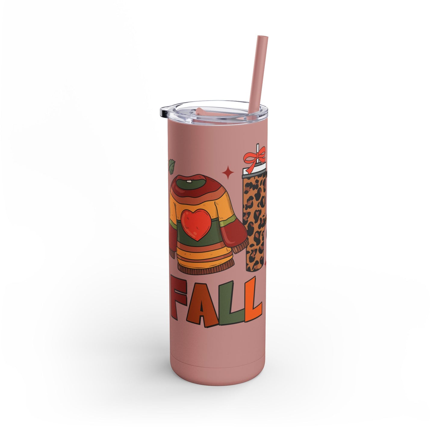 Fall Basics Skinny Matte Tumbler, 20oz