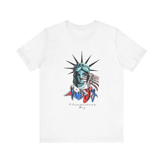 Lady Liberty 4th of July T-Shirt