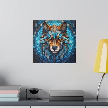 Wolf Wall Art Matte Canvas