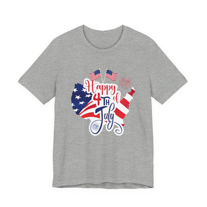 Happy 4th of July Unisex Jersey Short Sleeve Tee