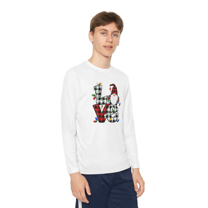 Happy Holidays Gnome Youth Long Sleeve T-Shirt