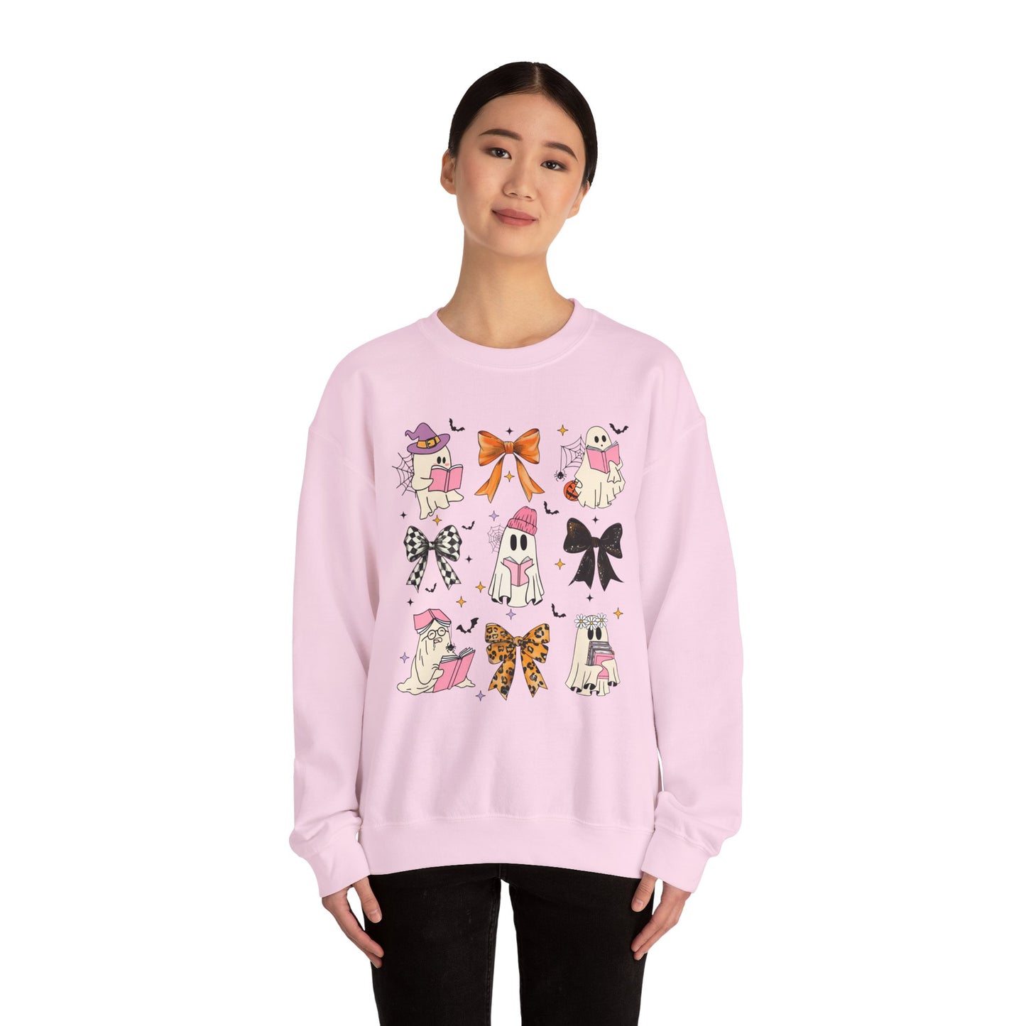 Coquette Ghosts and Books Sweatshirt