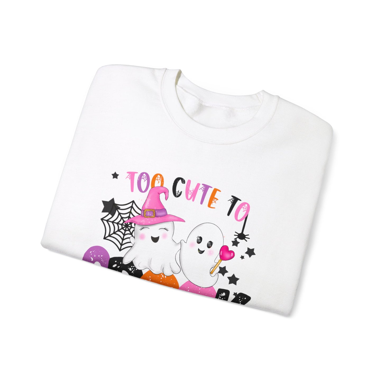 Too Cute to Spook Halloween Sweatshirt