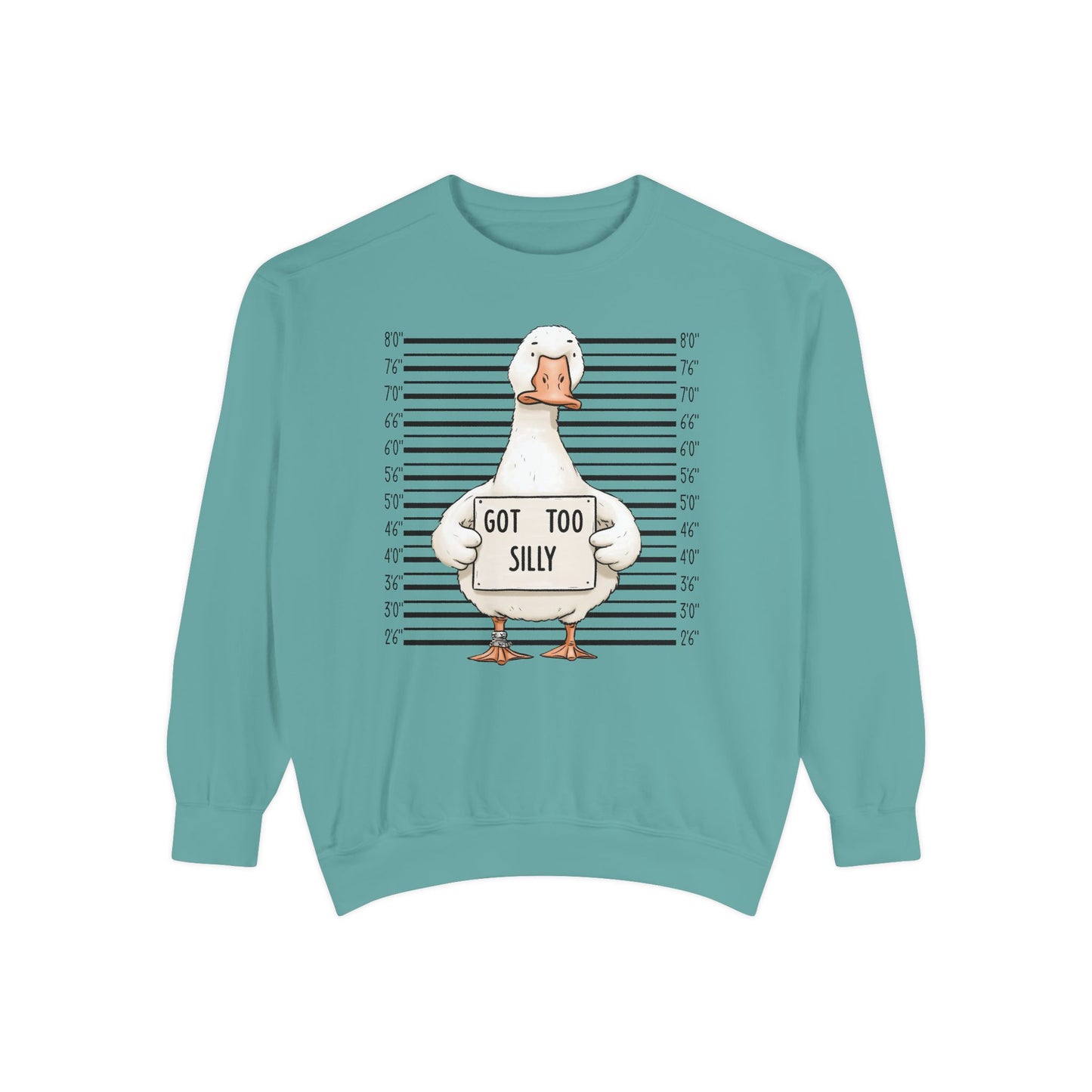 "Got Too Silly" Cute Animal Sweatshirt Crewneck