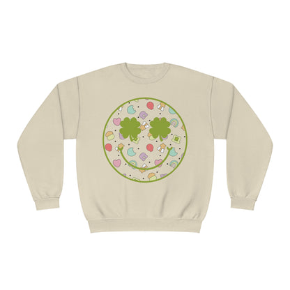 St. Patrick's Day Smiley Face Sweatshirt