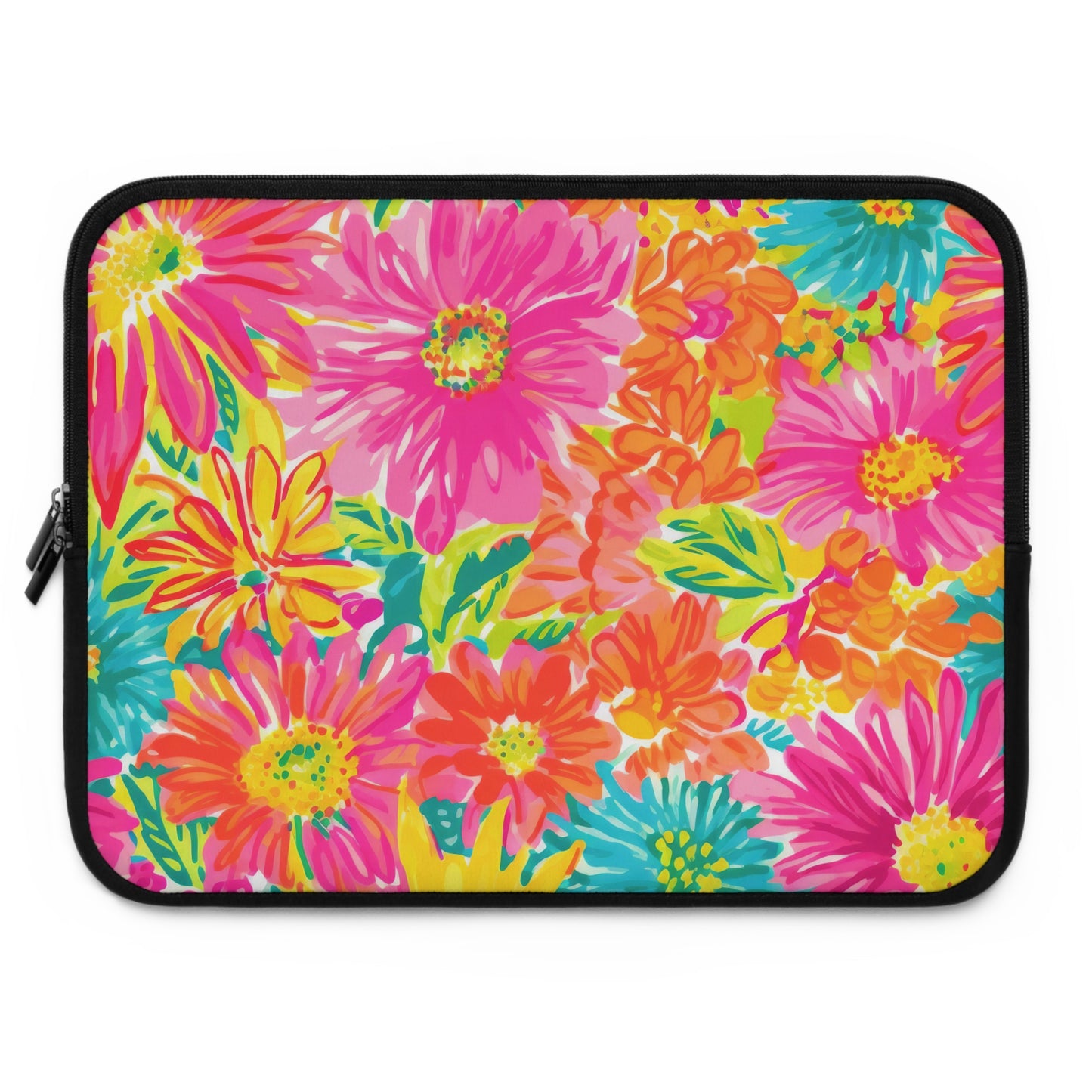 Bright Floral Laptop Sleeve