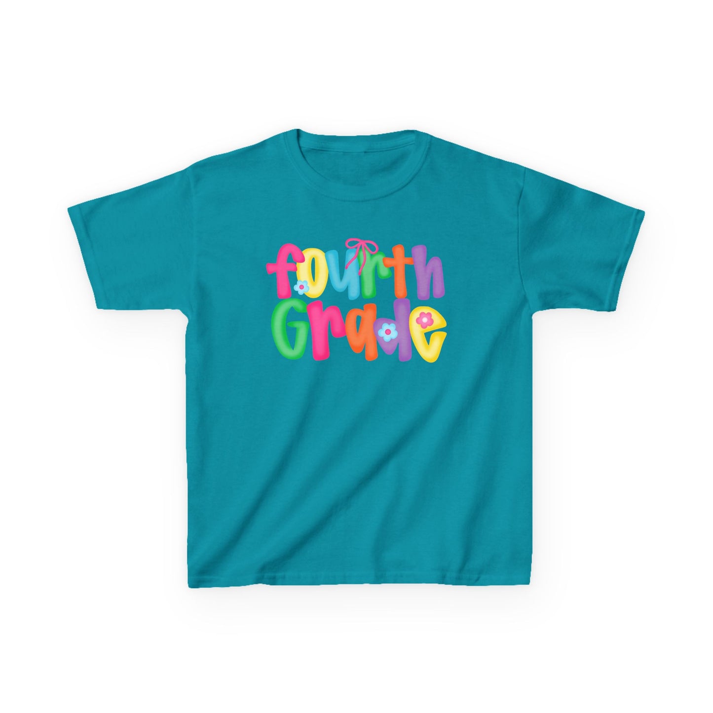Back to School Fourth Grade Kids Tee