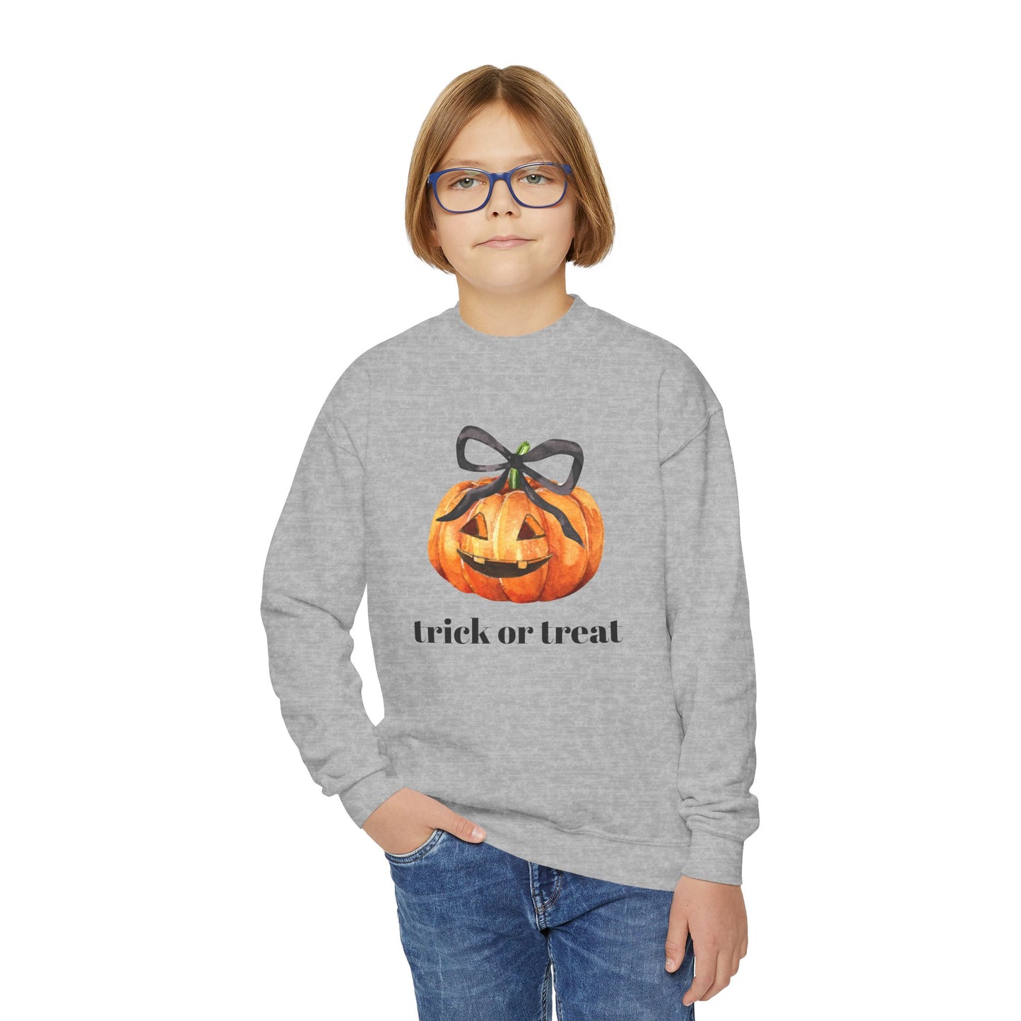 Halloween Trick or Treat Youth Sweatshirt