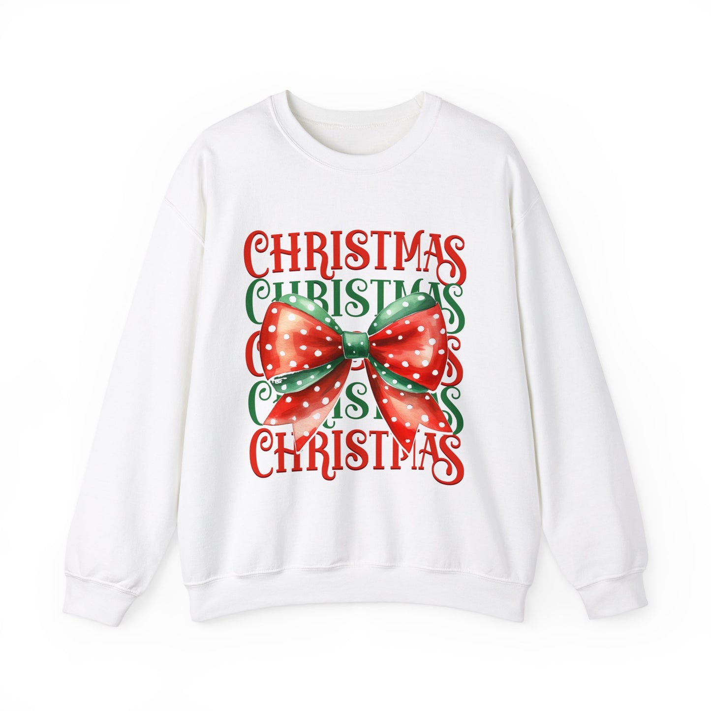 Christmas Coquette Bow Sweatshirt