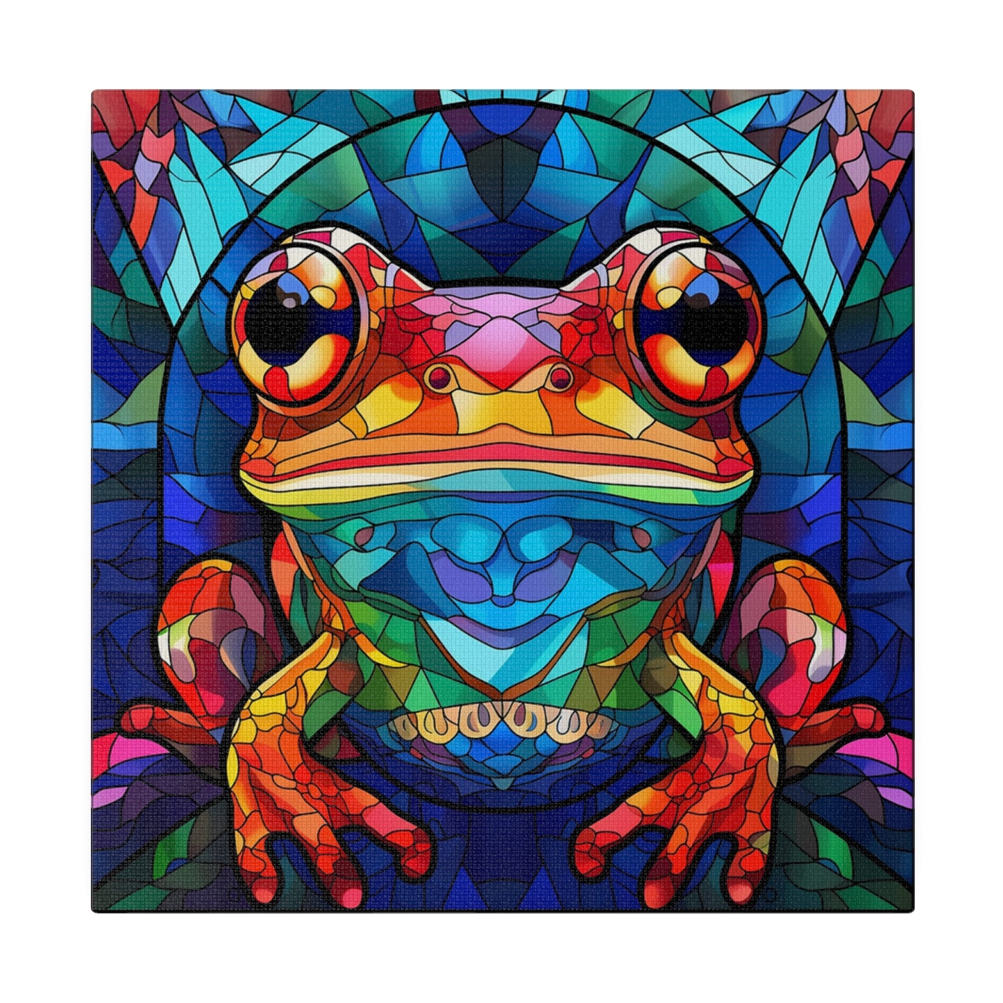 Frog Wall Art Matte Canvas