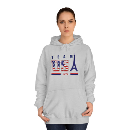 TEAM USA 2024 Paris Olympics Unisex College Hoodie