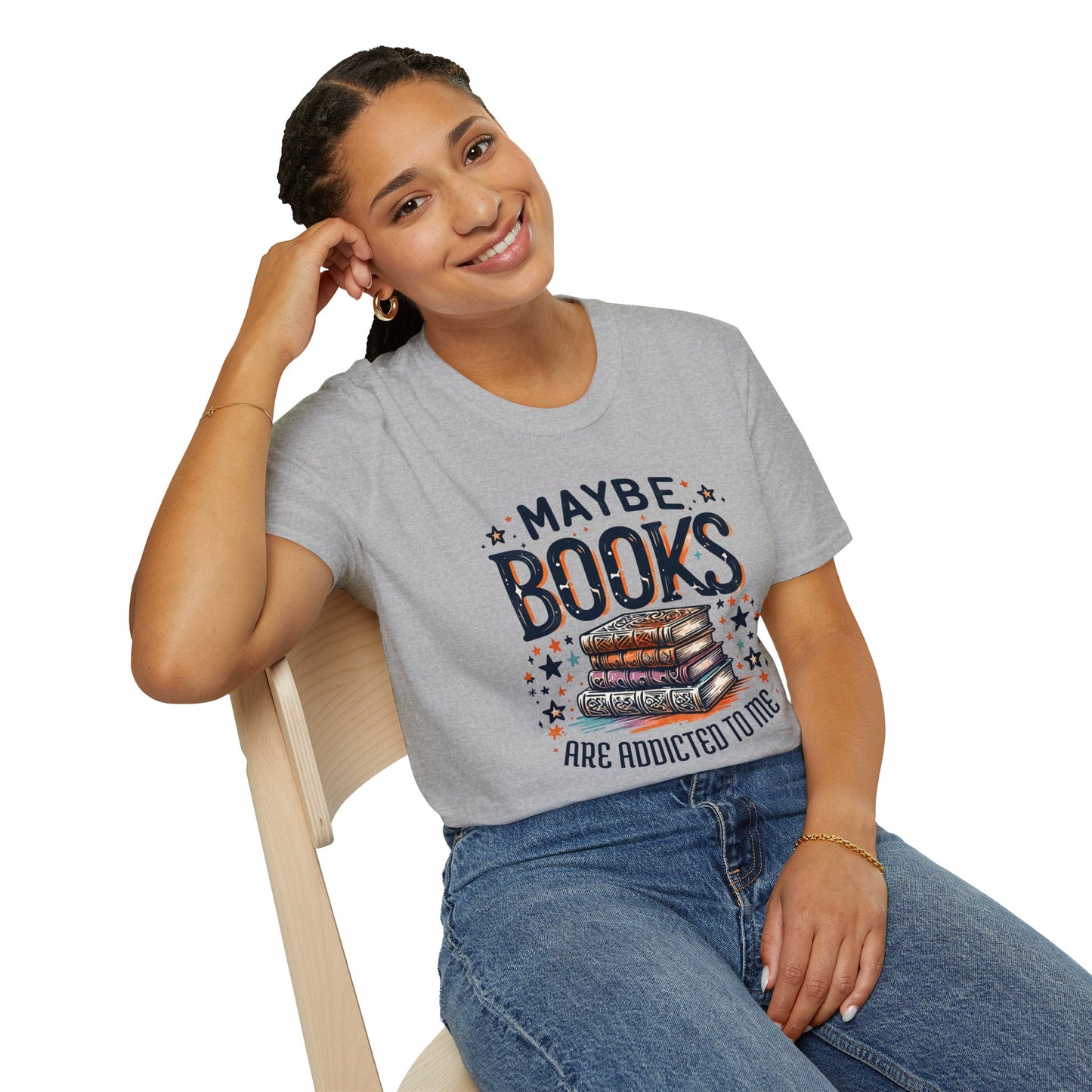 Maybe Books Are Addicted to Me Soft T-Shirt