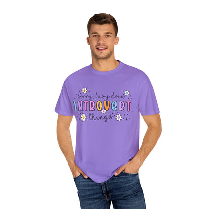 Introvert Vibes Funny Unisex T-Shirt