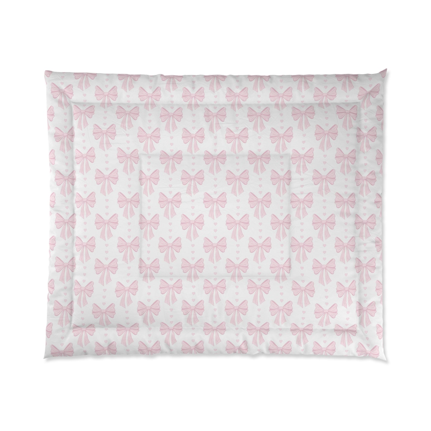 Coquette Pink Bow Comforter