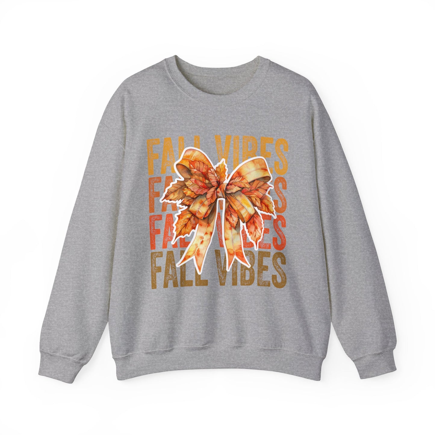 Fall Vibes Coquette Bow Sweatshirt