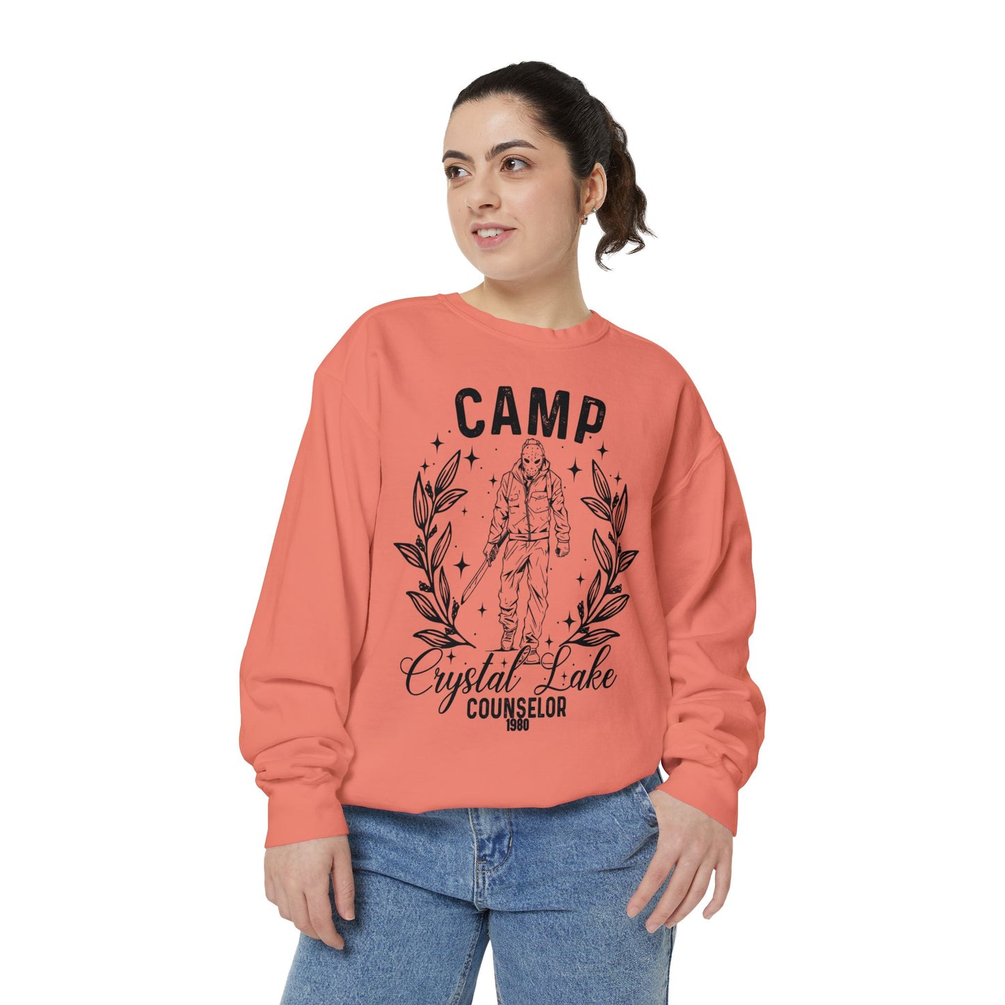 Halloween Camp Crystal Lake Comfort Colors Sweatshirt