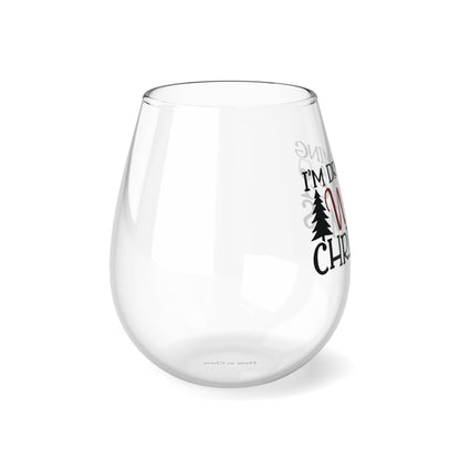 I'm Dreaming of a Wine Christmas Stemless Wine Glass, 11.75oz