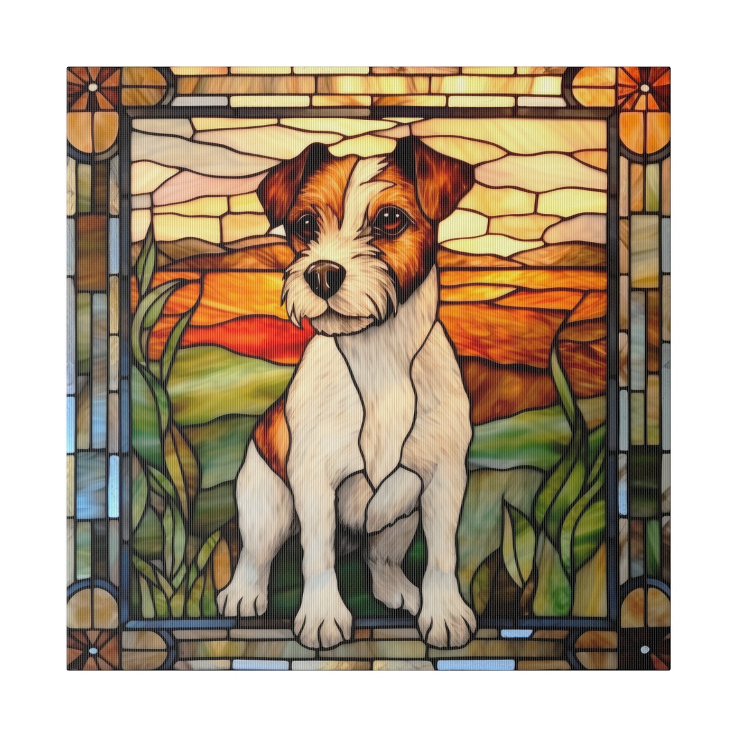 Jack Russell Wall Art Matte Canvas