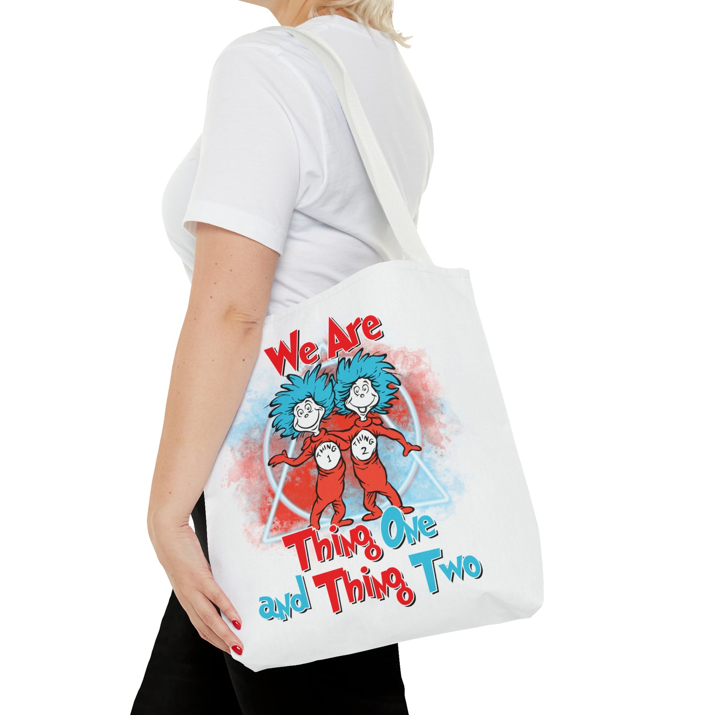 We Are Thing One and Thing Two Tote Bag (AOP)