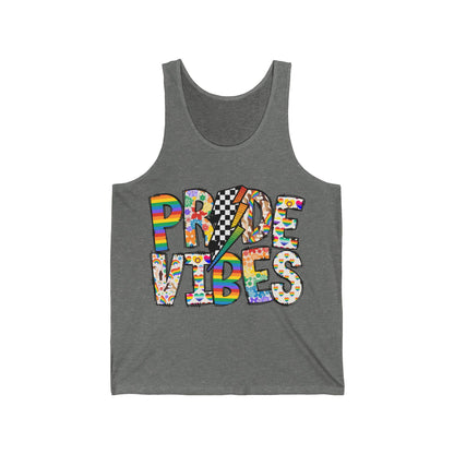 Pride Vibes Unisex Jersey Tank