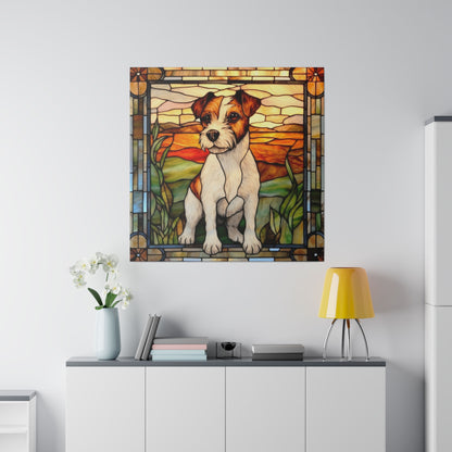 Jack Russell Wall Art Matte Canvas