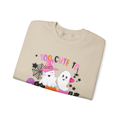 Too Cute to Spook Halloween Sweatshirt