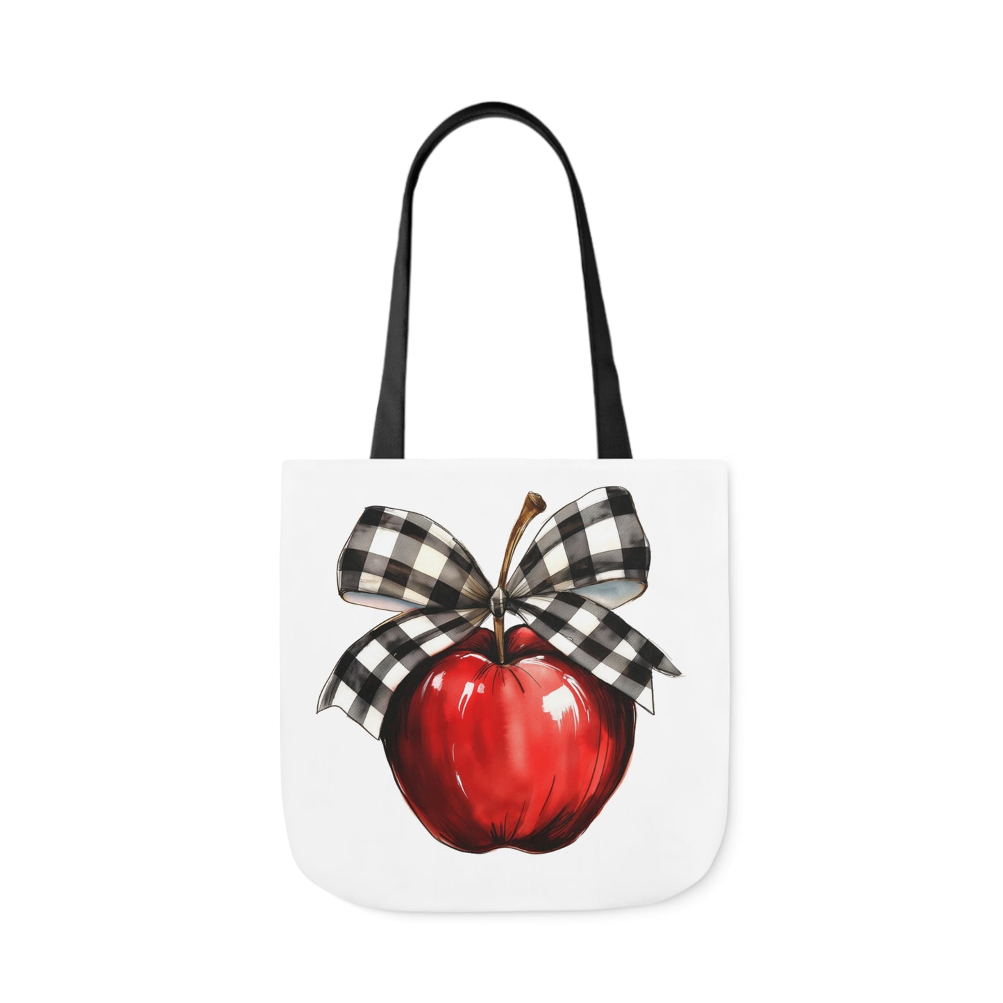 Teacher Apple Canvas Tote Bag