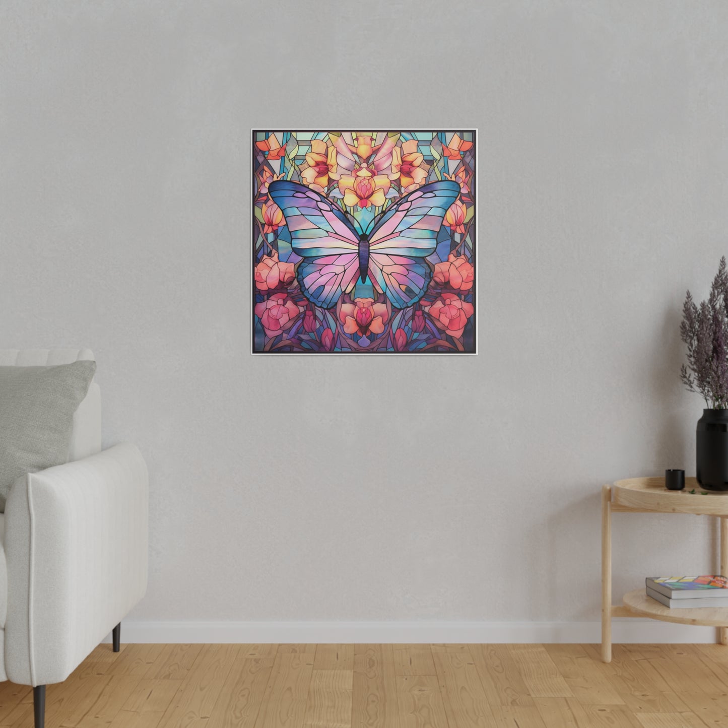 Butterfly Wall Art Matte Canvas