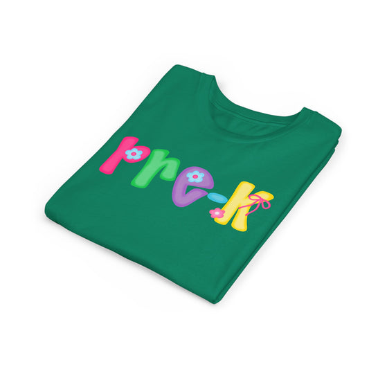 Colorful Pre-K Youth Back to School Tee