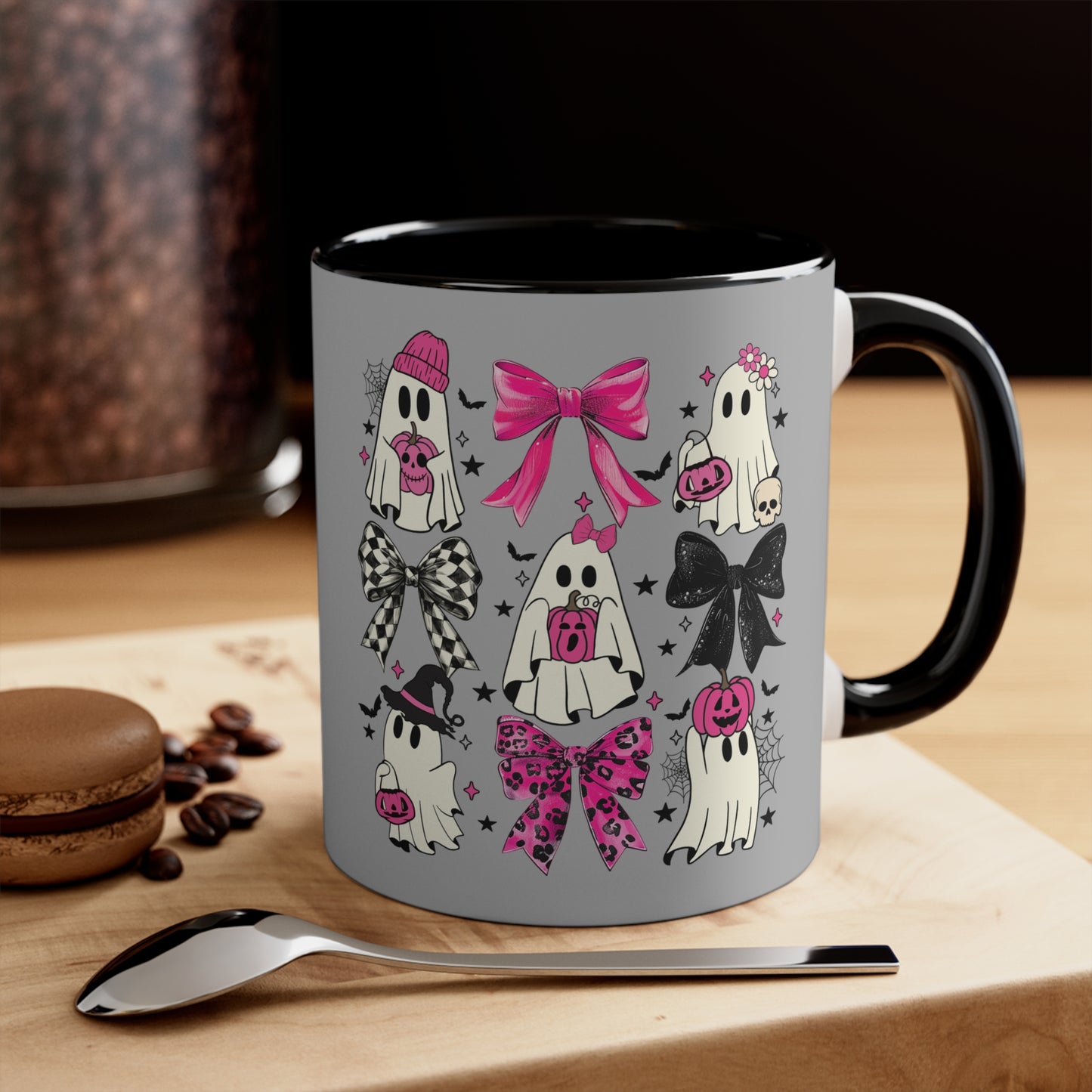 Cute Halloween Coquette Ghost Mug