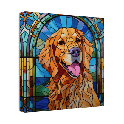 Golden Retriever Wall Art Matte Canvas