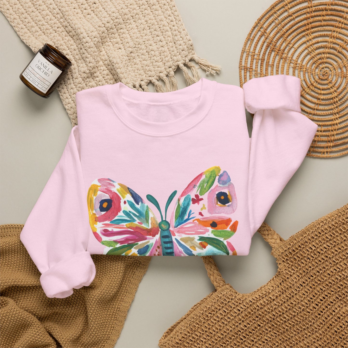 Butterfly Watercolor Sweatshirt