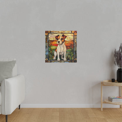 Jack Russell Wall Art Matte Canvas