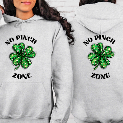 St. Patrick's Day No Pinch Zone Hoodie Sweatshirt