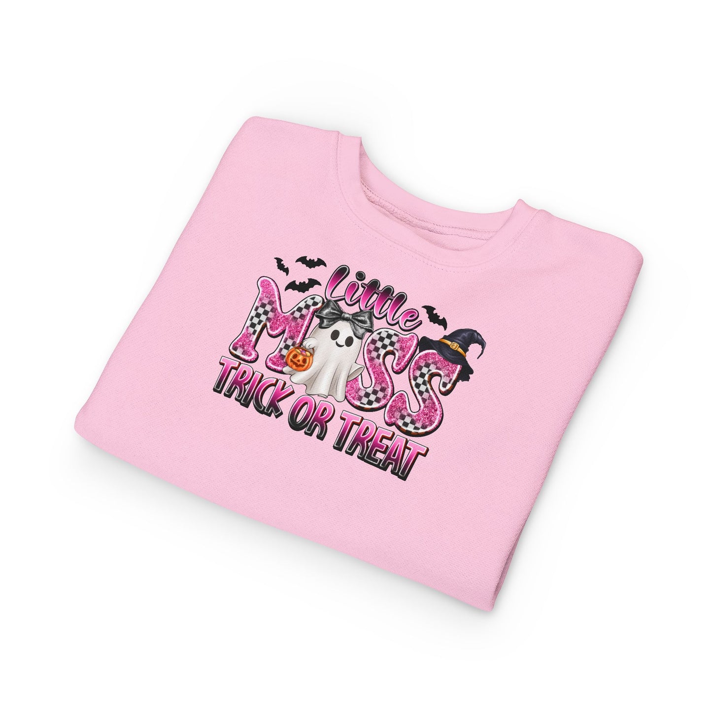 Toddler Halloween Little Miss Trick or Treat Sweatshirt