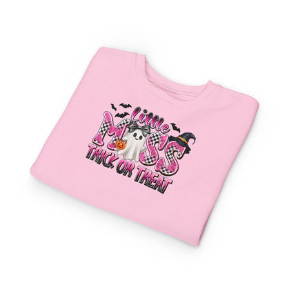 Toddler Halloween Little Miss Trick or Treat Sweatshirt
