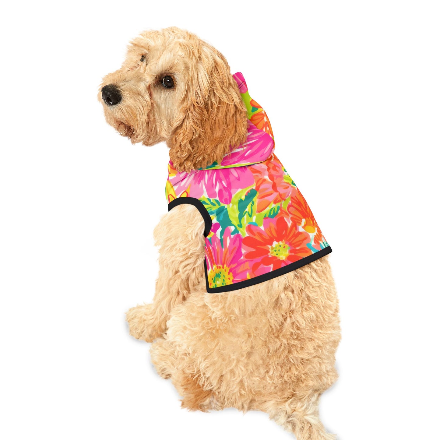 Bright Floral Pet Hoodie