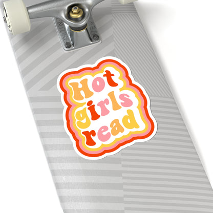 Hot Girls Read Laptop Decal Sticker