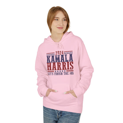 Kamala Harris Let's Finish the Job Unisex Midweight Softstyle  Hoodie