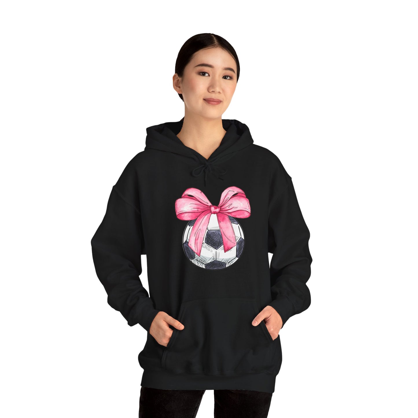 Soccer Coquette Hoodie Sweatshirt