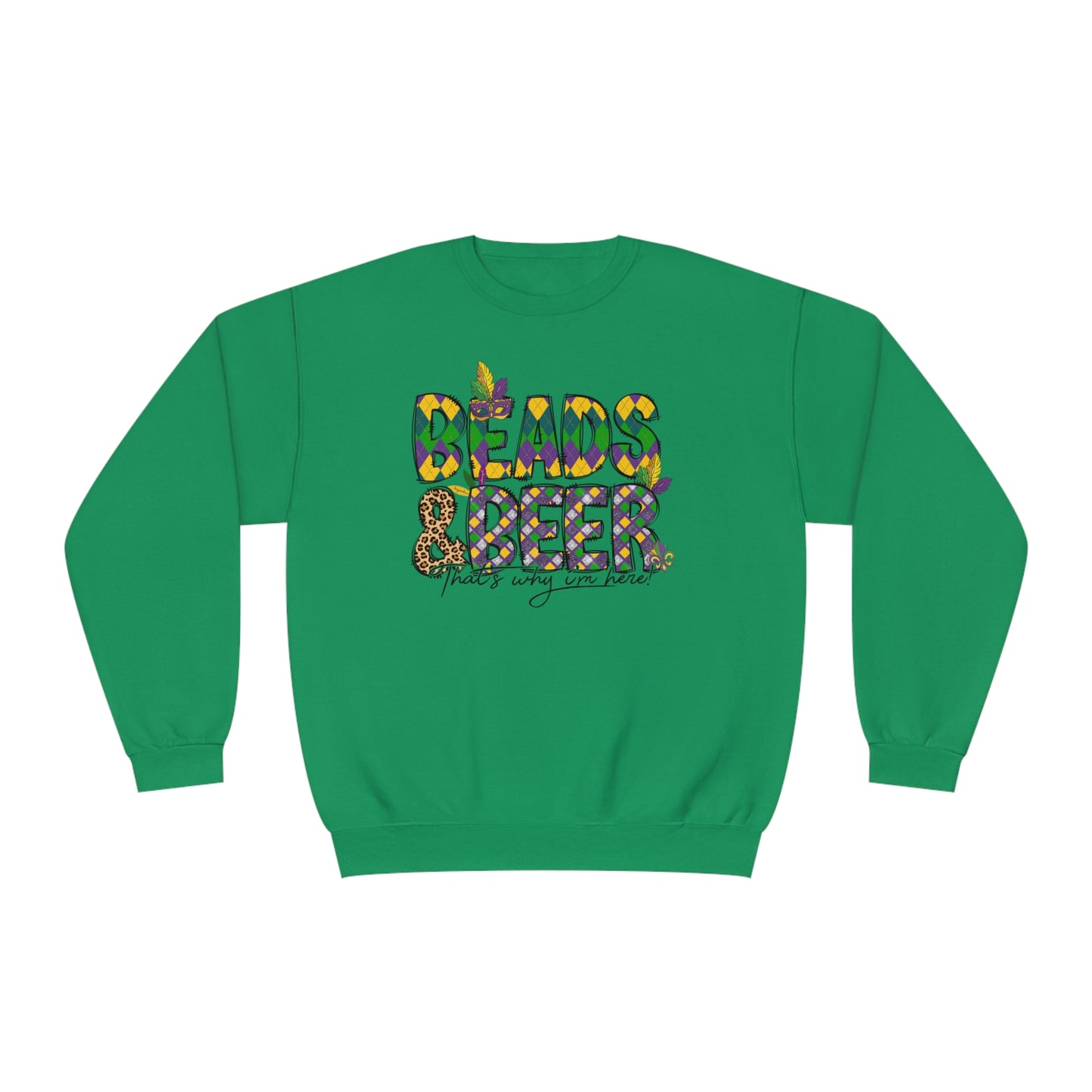 Mardi Gras Beads Sweatshirt