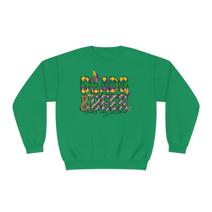 Mardi Gras Beads Sweatshirt