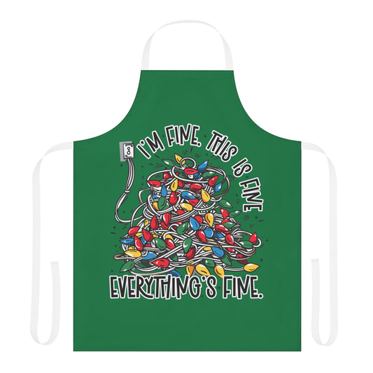 Everything's Fine Christmas Apron