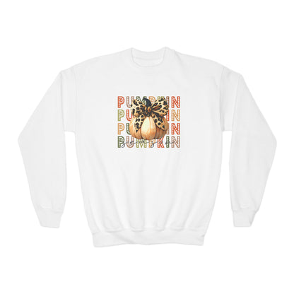 Pumpkin Season Youth Crewneck Sweatshirt