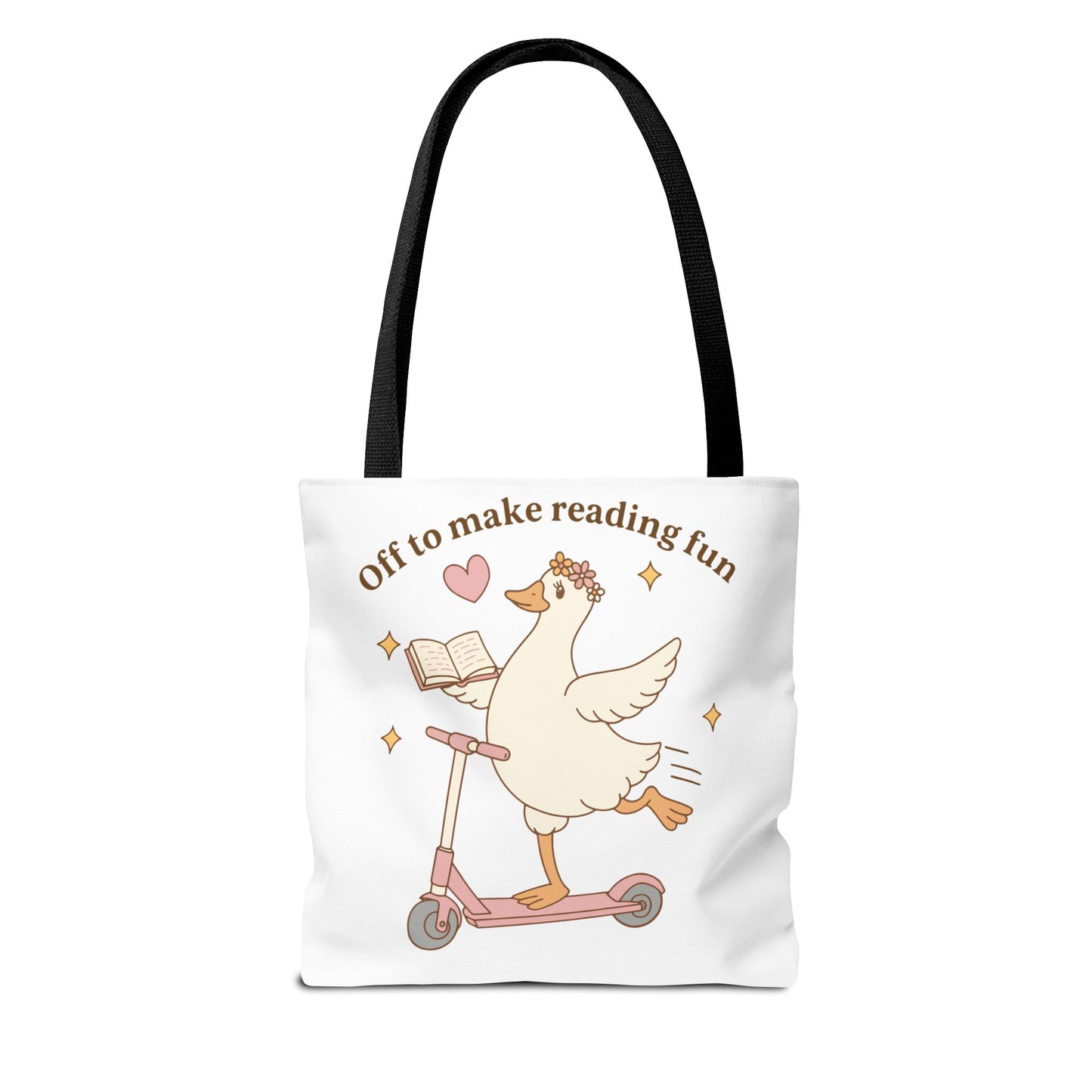 "Off to Make Reading Fun"Book Lover Tote