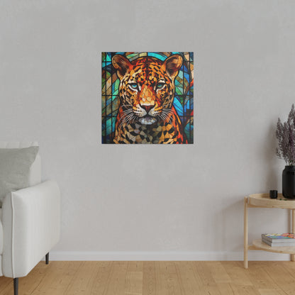 Leopard Wall Art Matte Canvas