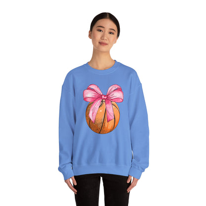 Basketball Coquette Crewneck Sweatshirt